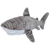 Image de Wild Republic peluche requin tigre junior 38 cm en peluche gris/blanc