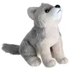Image de Wild Republic peluche loup 20 cm peluche gris/taupe