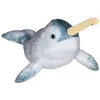Image de Wild Republic doudou narval junior 30 cm peluche bleu gris