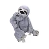 Image de Wild Republic peluche Paresseux 30 cm en peluche gris 2 pièces