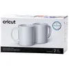 Image de Kit de 2 mugs en céramique personnalisable Cricut 340 ml Blanc
