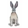 Image de Safari animaux sauvages Lapin à queue noire junior 7,2 cm gris/blanc