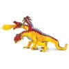 Image de Safari figure dragon de feu junior 13 x 12 cm jaune/rouge