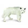 Image de Safari animaux sauvages Loup blanc junior 9,3 cm blanc