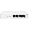 Image de HPE Networking Instant On 1430 16G Class4 PoE 124W Switch - Commutateur - non géré - 16 x 10/100/1000 (PoE Class 4) - de bureau, Montable sur rack, fixation murale - PoE (124 W) - BTO
