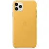 Image de Apple Etui en cuir (Apple iPhone 11 Pro Max), Coque pour téléphone portable, Jaune