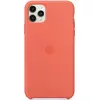 Image de Apple Coque en silicone (Apple iPhone 11 Pro Max), Coque pour téléphone portable, Orange