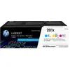Image de HP, Toner, 201X Tri-Pack 201X (C, M, Y)
