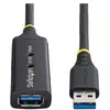 Image de StarTech .com 16.4ft Active USB 3.0 Extension Cable with AC Power Adapter - Shielded - Male to Fe... (5 m, USB 3.2 Gen 1), Câble USB