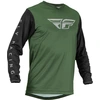 Image de Fly Racing F-16 2023 Maillot de motocross, noir-vert, taille S pour Hommes