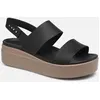 Image de Crocs Brooklyn Low Wedge W par Crocs Noir 38 - 39 Femme