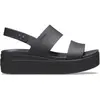 Image de Crocs, Femmes, Sandales, Brooklyn Low Wedge, Noir, (38)