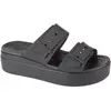 Image de Crocs, Femmes, Sandales, W's Brooklyn Buckle Low Wedge, Noir, (37)