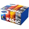 Image de Pack de 4 toners Samsung CLT-P404C cyan, jaune, magenta et noir authentique