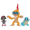 Image de Pokémon - Pack 3 figurines Battle Figure Set Scalpion, Carapuce 1, Chimpenfeu 5 cm
