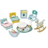 Image de Tender Leaf Toys maison de poupée chambre d'enfant junior 14 pièces