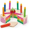 Image de Tender Leaf Toys, Épicerie : accessoires, Gâteau d'anniversaire arc-en-ciel