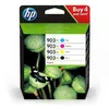 Image de Hp 903xl Pack De 4 Cartouches D'encre Noir/cyan/magenta/jaune Authentiques (3hz51ae)