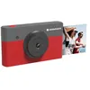 Image de AgfaPhoto Mini Shot Appareil photo numérique à développement instantané noir/rouge Bluetooth, batterie intégrée