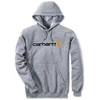 Image de Carhartt Signature Logo Midweight Capuche, gris, taille L pour Hommes