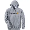 Image de Sweat-Shirt à capuche avec logo gris granulé TL - CARHARTT - S1100074034L