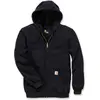 Image de Carhartt, Hommes, Pull-over, Sweat à capuche zippé, Noir, (XS)