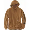 Image de Sweatshirt CARHARTT Sleeve Logo Hooded Marron T.XXL - K288-BRN-XXL