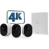 Image de Arlo Caméra Ultra 2 Spotlight, jeu de 3 caméras (3840 x 2160 pixels), Caméra réseau, Blanc