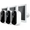 Image de Arlo Essential 3 Set de 3 avec panneau solaire (2560 x 1440 (WQHD)), Caméra réseau, Blanc