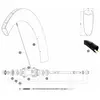 Image de Mavic Rayons Arrière Ellipse Pro Carbon Ust 12 Unités 264 mm