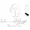 Image de Mavic Rayons Arrière Droits Comete Pro Carbon Ust 12 Unités 260 mm