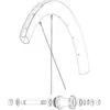 Image de Mavic Rayons Kit 2 Front/rear Cosmic Pro Carbon Ust Disc 286 mm