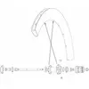 Image de Mavic Rayons Kit 12 Rear Ds Com Pro Carbon Ust 252 mm