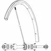 Image de Mavic Rayons Kit 10 Front/rear Rsys 2020 282.7 mm