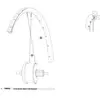 Image de Mavic Jante De Vélo De Route Rear Ebm Allroad S 700 - 28´´