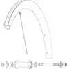 Image de Mavic Jante De Vélo De Route Front Cosmic Sl 40 Rb 700 - 28´´