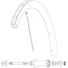 Image de Mavic Rayons Kit 9 Front Cosmic Sl 40 Rb 271 mm