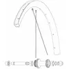 Image de Mavic Rayons Kit 12 Front/rear Cosmic Sls 32 Disc 284 mm