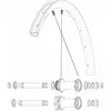 Image de Mavic Rayons Kit 12 Crossmax Carbon Slr 29´´ 289 mm