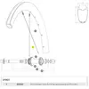 Image de Mavic Rayons Kit 12 Front/rear Cosmic Slr 45 Disc 278 mm