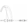Image de Mavic Rayons Kit 12 Rear Ksyrium S Ds 278 mm