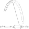 Image de Mavic Rayons Kit 9 Front Ksyrium S 289 mm