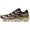 Image de Salomon XT-6 Advanced Mars Tissu Synthétique Chaussures Basses Outdoor Fonctionnelles Unisexe Marron 473058 45 