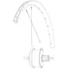 Image de Mavic Rayons Kit 16 Rear Ksyrium S Disc Ebm 251 mm
