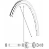Image de Mavic Jante De Vélo De Route Front Ksyrium S Disc Ebm 700 - 28´´