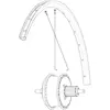 Image de Mavic Jante De Vélo De Route Rear Aksium Elite Evo Ust Disc Ebm 700 - 28´´