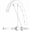 Image de Mavic Rayons Kit 12 Front/rear Cosmic Slr 32 Disc 291 mm