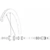 Image de Mavic Rayons Kit 12 Rear Nds Cosmic Slr 40 Rb 285 mm