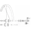 Image de Mavic Rayons Kit 14 Rear Drive Side Edeemax 29´´ 303 mm