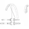 Image de Mavic Rayons Kit 14 Front Edeemax 29´´ 303 mm